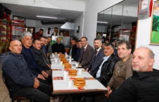 BAŞKAN OSMAN NURİ EKİM SANAYİ ESNAFIYLA GÜNE...