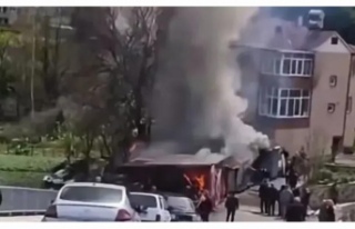 Damdaki Yangın İtfaiyenin Müdahalesiyle Söndürüldü