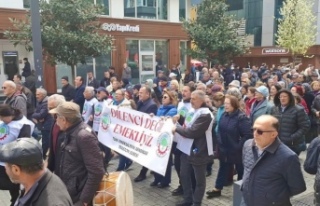 Dilenci değil emekliyiz