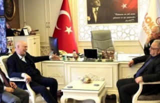 Genel Başkan Bayraktar Bekir aktürk’ü ziyaret...