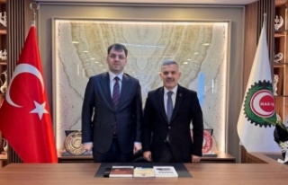 Genel Sekreter Üçüncü, Başkan Erbaşan’ı ziyaret...