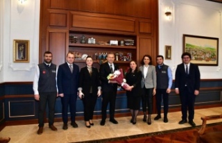 İl Müdürü Aydın, Vali Şahin’i ziyaret etti