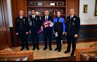 Polis Müdürlerinden Şahin’e Ziyaret