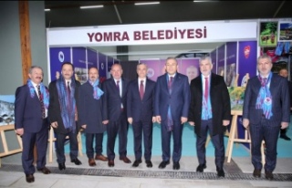Yomra Belediyesi standına Trabzon Bürokrasisi ziyaret...