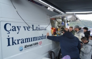 ORTAHİSAR BELEDİYESİ, ÇAY VE LOKMA İKRAMIYLA...