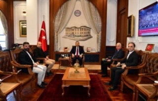 Aydın Vali Şahin’i ziyaret etti.