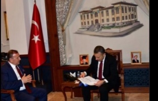 Başkan Çelebi, Vali Şahin’i ziyaret etti