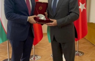 Başkan Karaismailoğlu, Büyükelçi Haydarov'u...