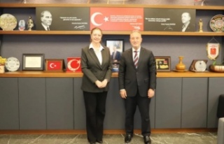 Başkonsolos Demirel Dr Topsakal’ı ziyaret etti
