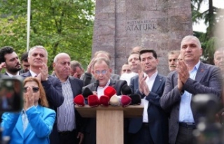 CHP’liler Atatürk alanında.