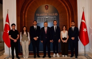 Genç Hukukçular Vali Şahin’i ziyaret ettiler