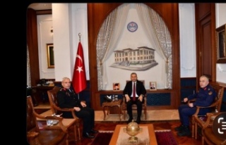 Jandarma’dan Vali Şahin’i ziyaret