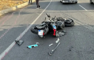 Kanuni Bulvarı’da Motosiklet Kazası