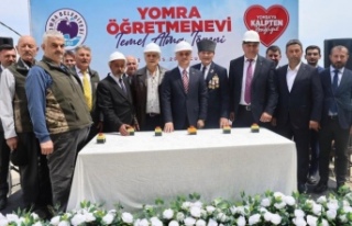 Yomra Öğretmenevi’nin temelleri atıldı.