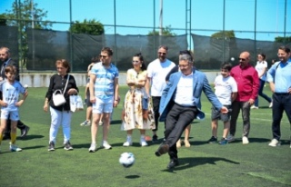 Barva Futbol Akademisi’nin açılış töreninde...
