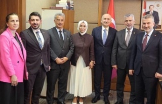 Ak Parti Trabzon teşkilatı milletvekilleri ile Ankara’da...