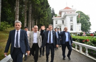 BÜYÜKŞEHİR'DEN ATATÜRK KÖŞKÜ YOLUNDA...