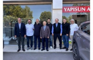 Eski Bakan Özak’a Başkan Azizoğlu Ziyareti