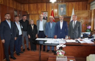 İl Başkanı mumcu başkan beşel’i ziyaret etti.
