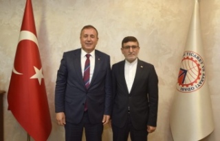 İran Başkonsolosu Mohebbati’den TTSO’ya ziyaret