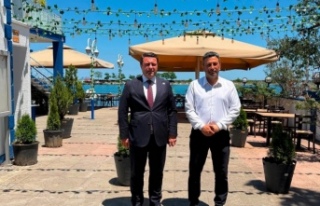 Kaymakam ocak başkan Yıldırım’ı ziyaret etti