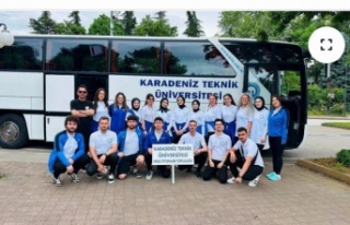 KTÜ Halk dansları topluluğu üçüncü oldu.