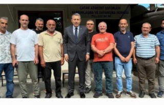 Vali Şahin şoför esnafın yanındayız dedi