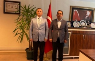 Vali yardımcısı Öter Başkan Aksoy’a veda etti