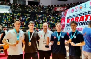 ORTAHİSAR BELEDİYESİ KARATE TAKIMI, TÜRKİYE ÜÇÜNCÜSÜ...
