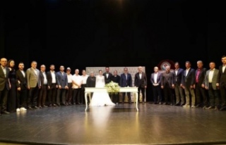 Altuntaş ve Yazıcı ailelerinin mutlu günü.