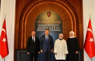Bakan yardımcısı Ökten Vali Şahin’i ziyaret...