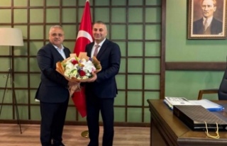 Başkan Aktürk kaymakam kotan’ı ziyaret etti.