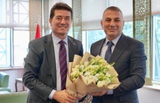 Başkan Kaya Kaymakam Kotan’ı ziyaret etti