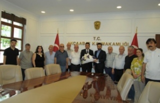 Başkan köroğlu kaymakam Şahin’i ziyaret etti