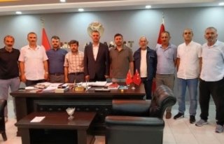 Başkan Sivrikaya Başkan Ergün’ü ziyaret etti