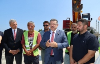 BAŞKAN GENÇ, REŞADİYE VİYADÜĞÜ'NDE İNCELEMELERDE...
