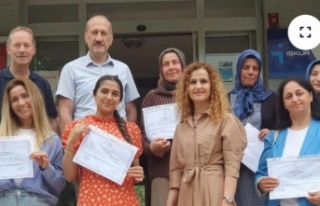 Destek elemanları sertifikalarını aldılar