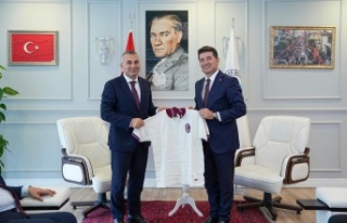 Kaymakam Kotan, Başkan Kaya’yı ziyaret etti