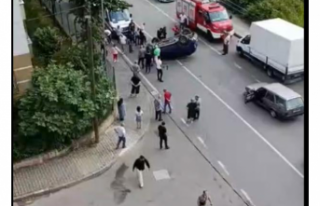 Ortahisar’da trafik kazası.