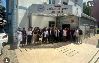 Sağlıkçılar Fatih Sağlıklı Hayat Merkezinde...