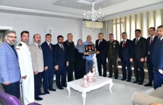 Şehit Samet uslu‘nun ailesini ziyaret.