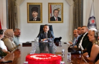 Vali Şahin’i ziyaret