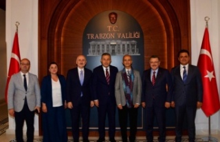 Vali Şahin’in üst düzeyde ziyaret