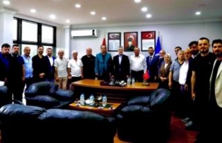 Başkan Yaşar Sivrikaya‘yı ziyaret.