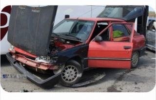 Ortahisar’da Trafik Kazası 3 Yaralı