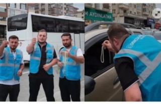 SP’li Gençler Sürücülere ''Ya Sabır...