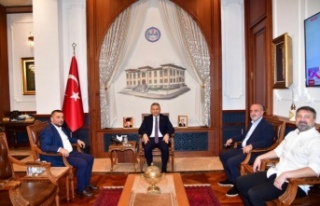 Başkan Yılmaz Vali Şahin’i ziyaret etti