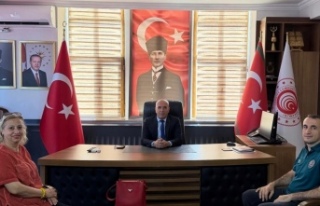 Başkan Kaplan , Bölge Müdürü Göllüce‘yi Ziyaret...