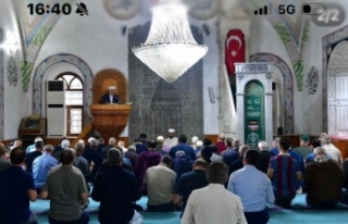 İl müftüsü Dr İsmail Çiçek okudu.
