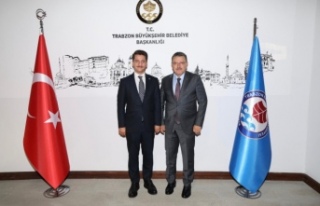 Kaymakam ağlamaz Başkan Genç’i ziyaret etti